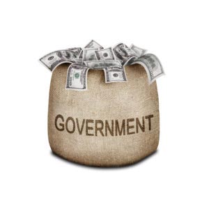 sack of government money