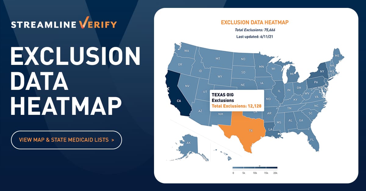 State Medicaid Exclusion Lists Streamline Verify